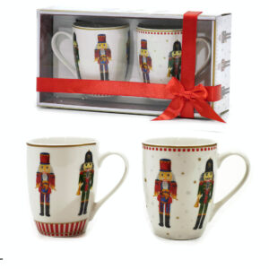 BOX TWO CHRISTMAS CUPS 36CL SOLDIERS 315788