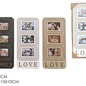 PHOTO FRAME WITH 3 PHOTOS 27 X 60CMS 984663