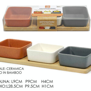 SET THREE PIECE ANTIPASTO TERRANOSTRA 568849