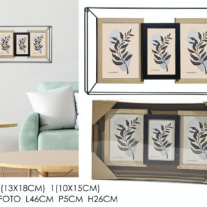 PHOTOFRAME 3 PHOTOS 46 X 26CMS 469702