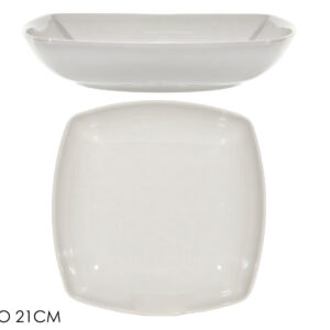 DEEP PLATE WHITE SQUARE TOKYO 022206
