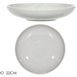 WHITE DEEP PLATE SEVIGLIA 22CMS  022992