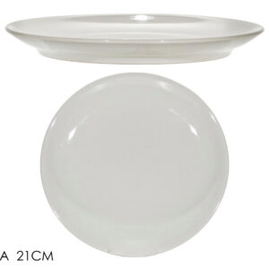 WHITE FRUIT PLATE SEVIGLIA 21CMS 023005