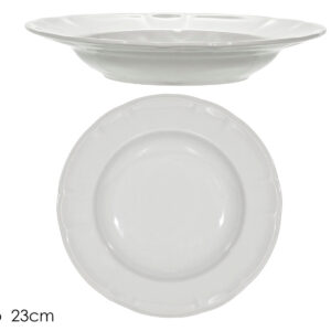 DEPP PLATE WHITE LONDON 23CMS 026006