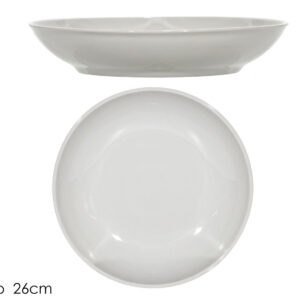 BIG DEEP PLATE WHITE NAPOLI 011897