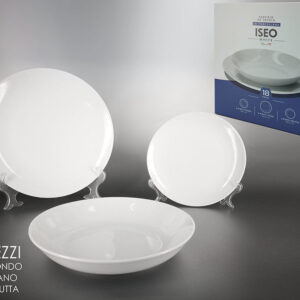 PORCELLAIN PLATES SET WHT 079482