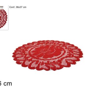 ROUND RED CLOTH 054693