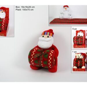 XMAS SOFT TOY W/BLANKET 575020