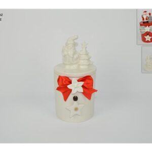 XMAS FATHER BISUIT JAR 633003