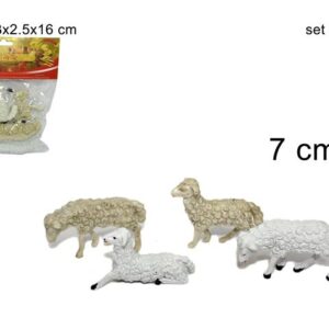 BAG FOUR SHEEP LARGE 072987