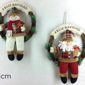 GARLAND WITH CHARACTERS RED 042103