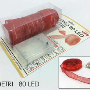 RIBBON 8MTS W/LIGHTS BATT. WHT 053123