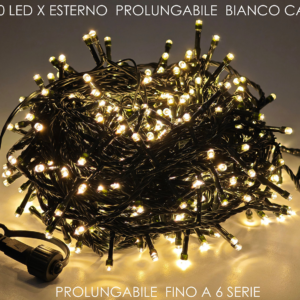 500 LED LIGHTS EXTENDIBLE WARM WHITE