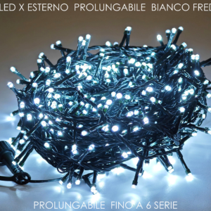 500 LED LIGHTS EXTENDIBLE ICE WHITE