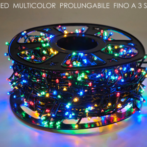 1000 LED LIGHTS MULTICOLOUR EXTENDIBLE 437534