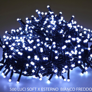 CHRISTMAS LIGHTS 500 LED SOFT WHITE 463885