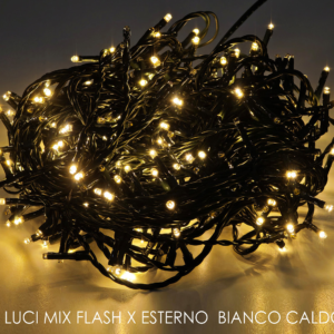 500 LEDs FLASH WARM WHITE 492397