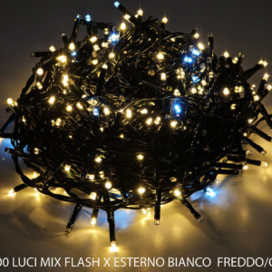 1000 LEDs MIX FLASH WARM WHITE & ICE WHITE 492670