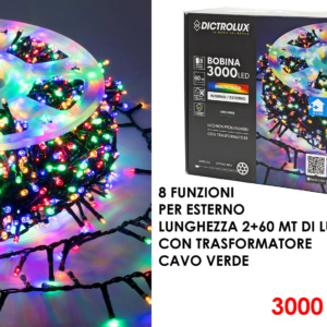 CHRISTMAS LIGHTS 3000 LED  MULTICOLOUR 492755