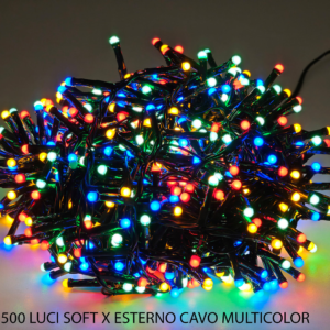 500 LED LIGHTS SOFT MULTICOLOUR 497576