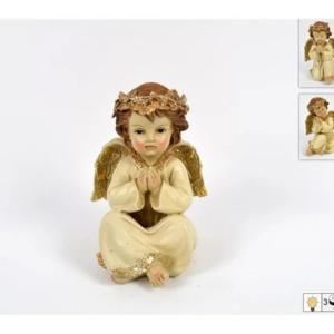 PRAYING ANGEL WITH LIGHTS 083810