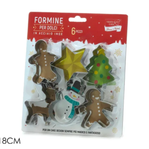 SET SIX XMAS PASTRY FORMS 107406