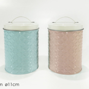 METAL TIN ROUND 11CMS 236601
