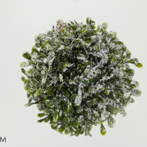 XMAS TREE BALL  GRASS SNOW 13CMS 244088