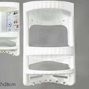PLASTIC BATHROOM ANGLE SHELF 258542