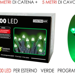 LIGHTS 300 LED GREEN 292126