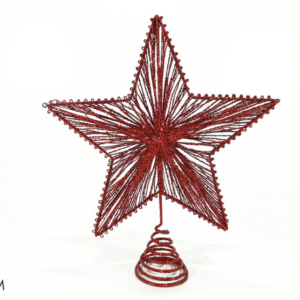 XMAS TOP STAR RED 314729