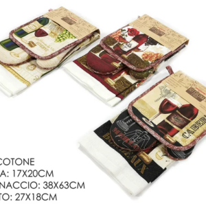 SET THREE PIECE GLOVE/CLOTH/PAD 323615
