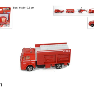 METAL FIRE ENGINE ON BLISTER 331187