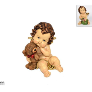 SEATED ANGEL 15CMS  2 ASS 763304