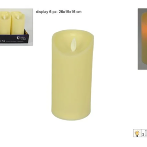 BATTERY CANDLE BEIGE 843600