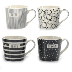 MUG PORCELAIN BLACK 345914