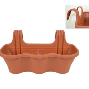 BALCONY FLOWER POT BROWN 389584