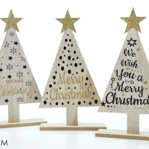 CHRISTMAS TREE BLACK/GOLD 427436