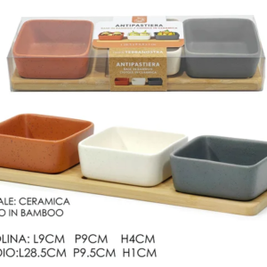 SET THREE PIECE ANTIPASTO TERRANOSTRA 568849