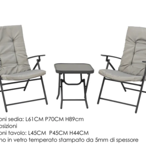 SET TABLE AND TWO CHAIRS 590048