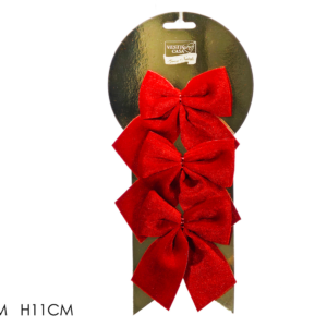 SET OF 3 BOWS 256340