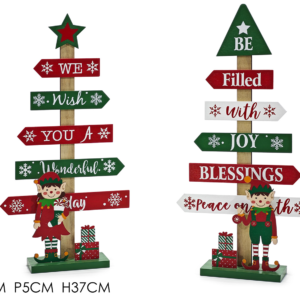 WOODEN DECORATION WITH ELF