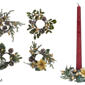 CANDLE HOLDER DECORATION 4CM