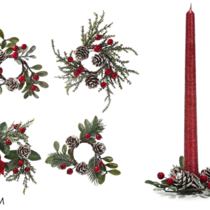 CANDLE HOLDER DECORATION 4CM
