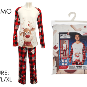 CHRISTMAS PYGAMA MEN 4 SIZES ASSORTED