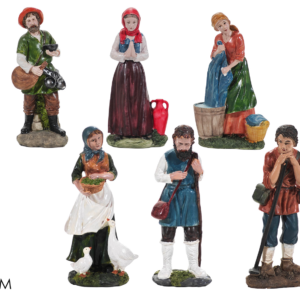 Nativity Scene Figures H21cm, 6 Assorted