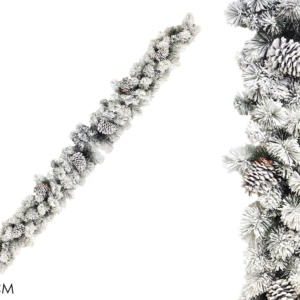 Snow-Covered Garland 270cm / 180 PP Branches