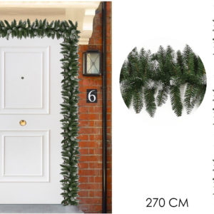 Snow-Covered Garland 270cm / 200 PVC Branches