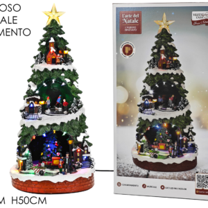 Christmas Tree battery operated, with light/music/movement