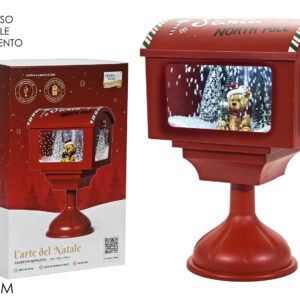 Christmas Scene, Battery Operated, Light/Sound/Moving, H41cm
